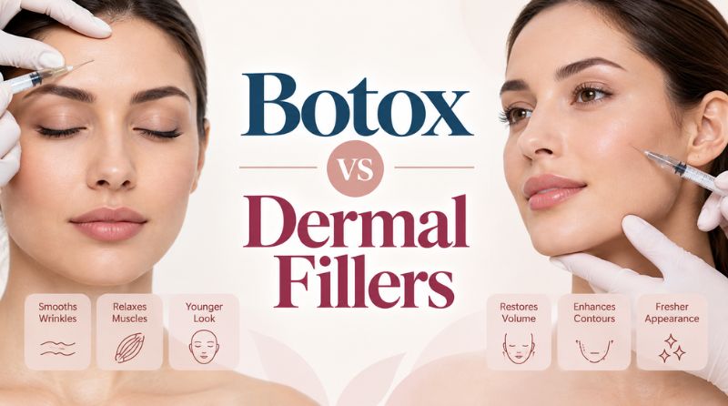 Botox vs Dermal Fillers